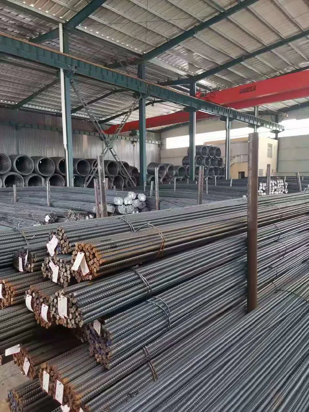 Hot Rolled HRB335 HRB500 Steel Rebar Price Per Ton Tmt Bars Steel Construction Iron Rods Medium-High /Low-Carbon Reinforce Deformed Steel Rebar