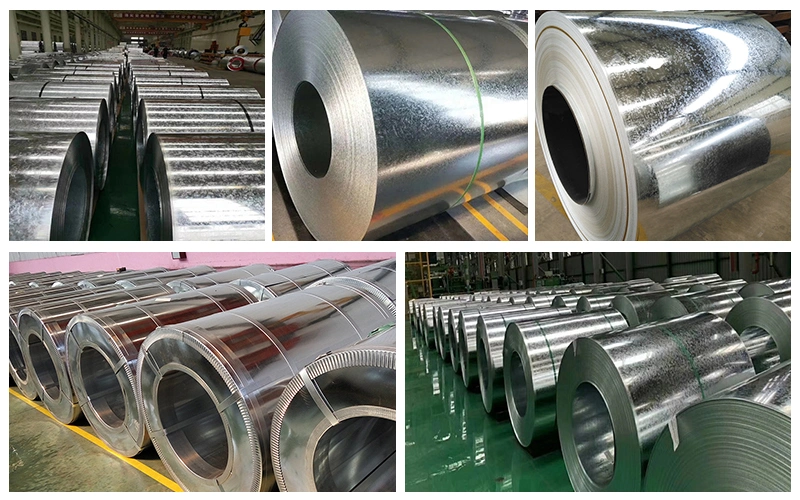 Dx51d Dx52D Dx53D Dx54D Dx55D Gi Hot DIP Galvanized Steel Coil Cold Rolled Coils Metal Roofing Material Strip Z40 Z60 Z100 Z180 Z275 Z350 Galvanised Coil