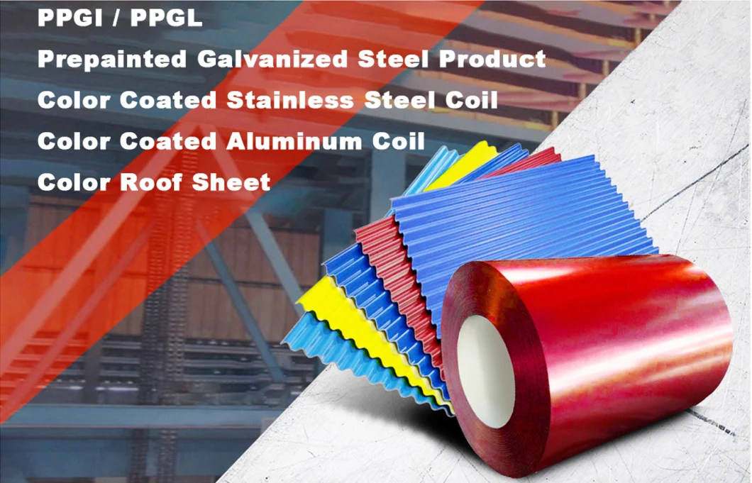 Color Coated Coil Color Coated Galvanized PPGI Steel Coils