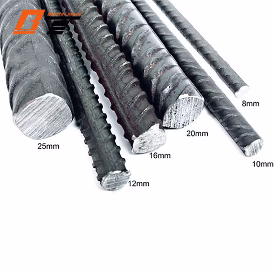 China Factory Warmgewalzte Verstärkungsrippenverstärkung aus verformtem Stahlstab für Baumaterial