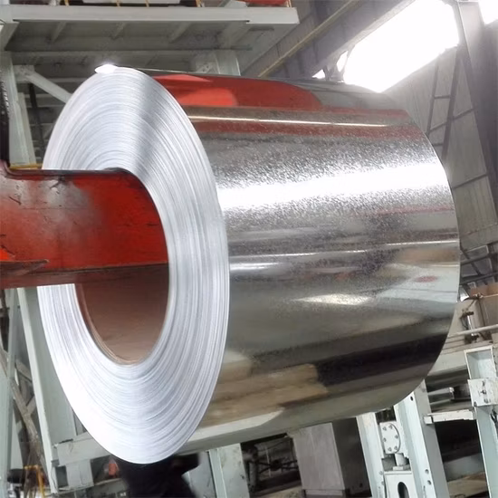 PPGI Kaltwarmgewalztes Ss340 G60 Ss440 verzinktes Stahlplattenband Welldachblech Baumaterial Metall vorlackiertes Blech verzinkte Stahlspule